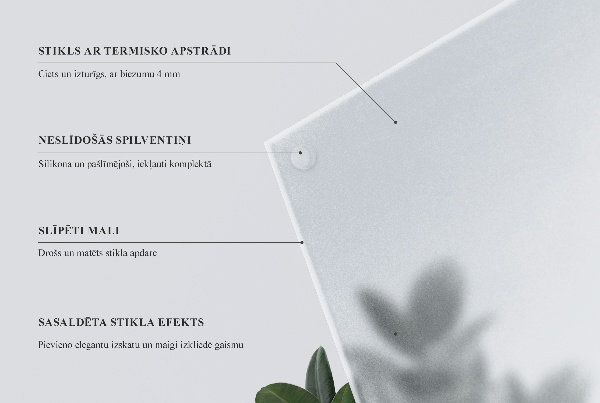 Plateau pour table ronde translucide