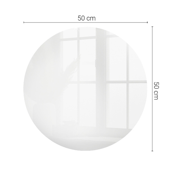 Dessus de table rond Blanc pur