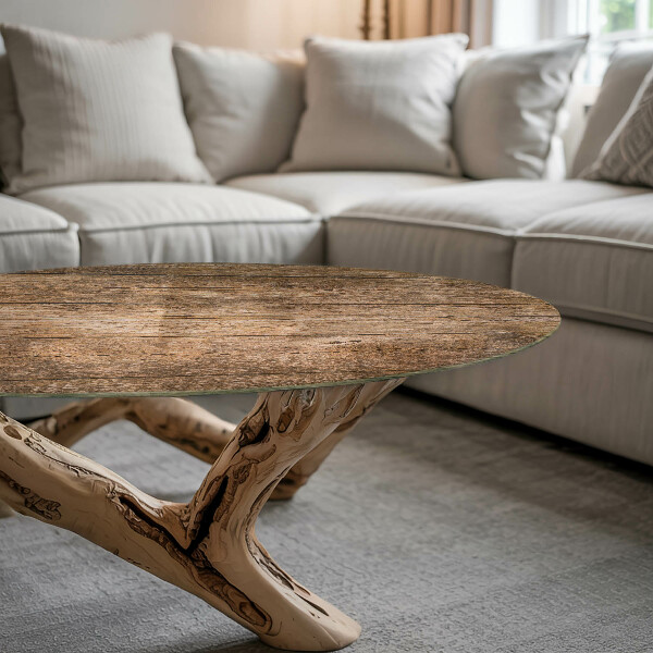 Dessus de table rond Structure en bois écologique