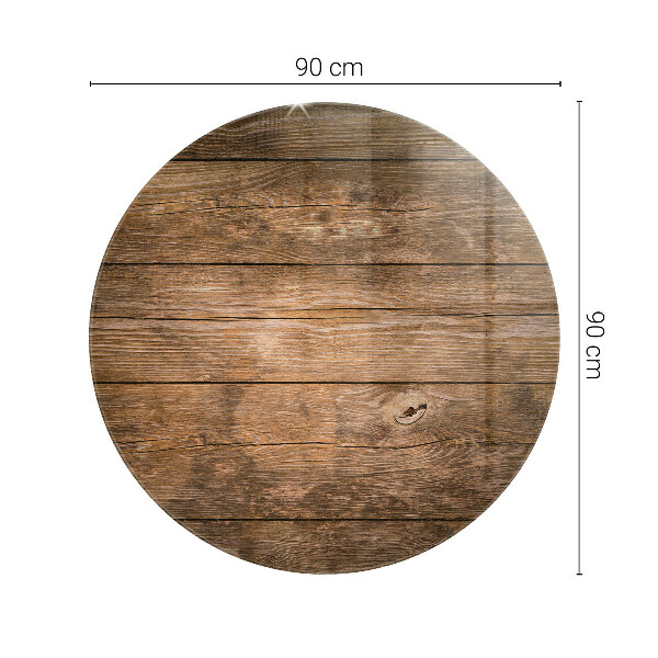 Dessus de table rond Structure en bois écologique