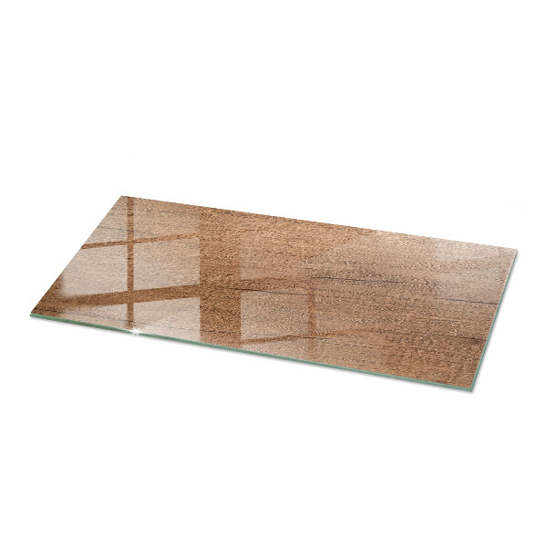 Plateau verre pour table rectangulaire Le charme du bois naturel