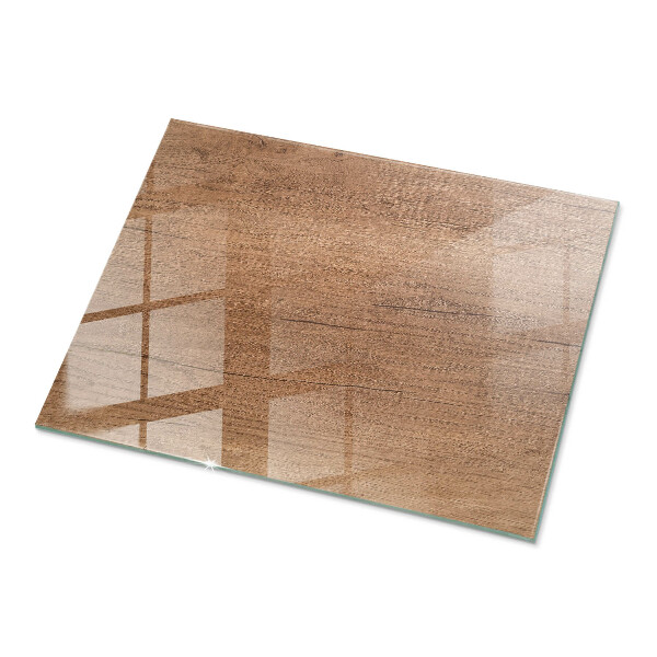 Plateau verre pour table rectangulaire Le charme du bois naturel
