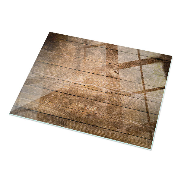 Plateau verre pour table rectangulaire Structure en bois écologique