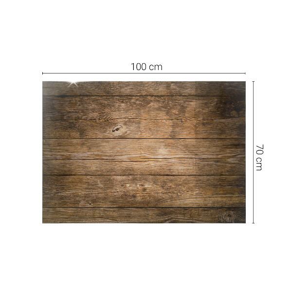 Plateau verre pour table rectangulaire Structure en bois écologique