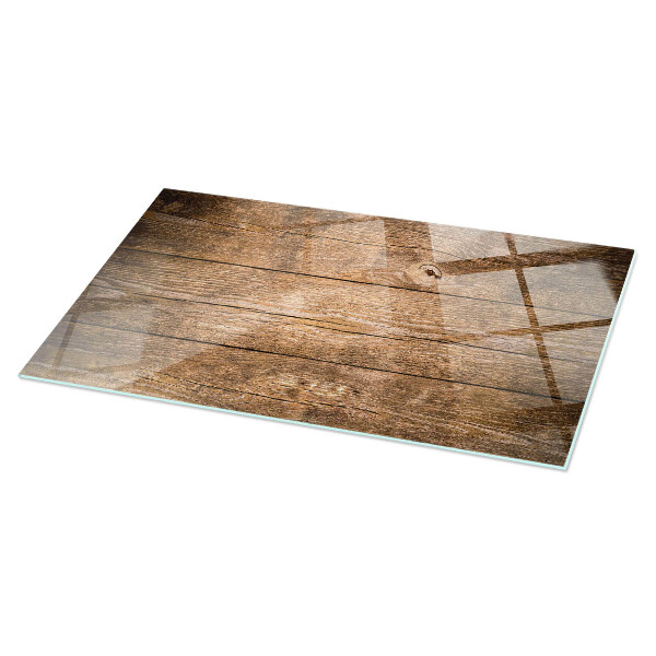 Plateau verre pour table rectangulaire Structure en bois écologique
