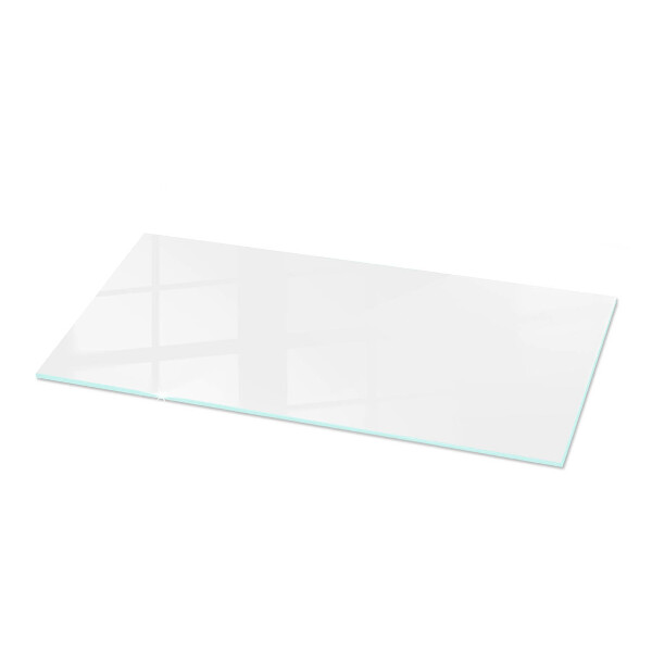 Plateau verre pour table rectangulaire Blanc pur
