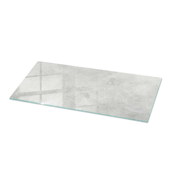 Plateau verre pour table rectangulaire Rayures sur la surface du béton