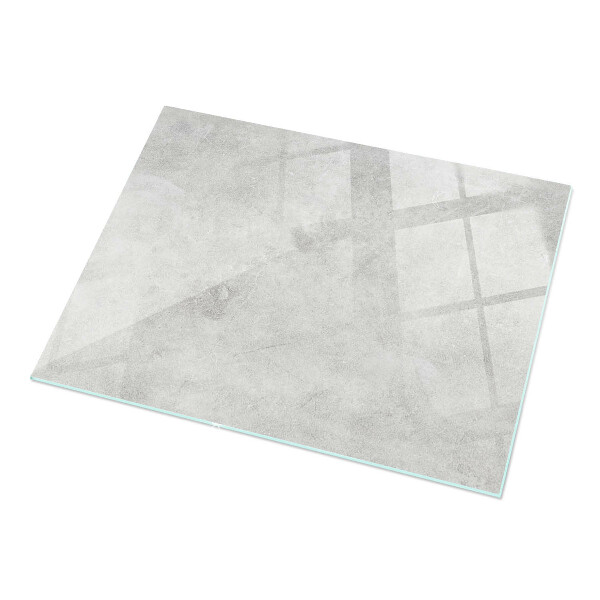 Plateau verre pour table rectangulaire Rayures sur la surface du béton