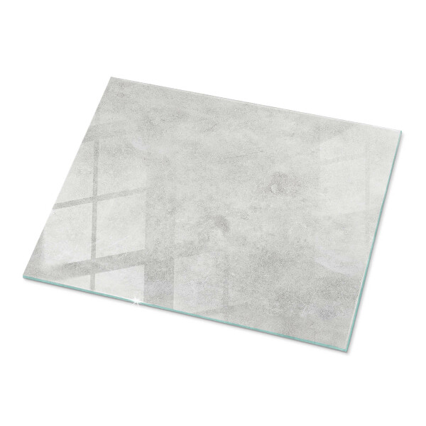 Plateau verre pour table rectangulaire Rayures sur la surface du béton