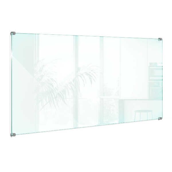 Verre pour crédence transparent 100x50 cm