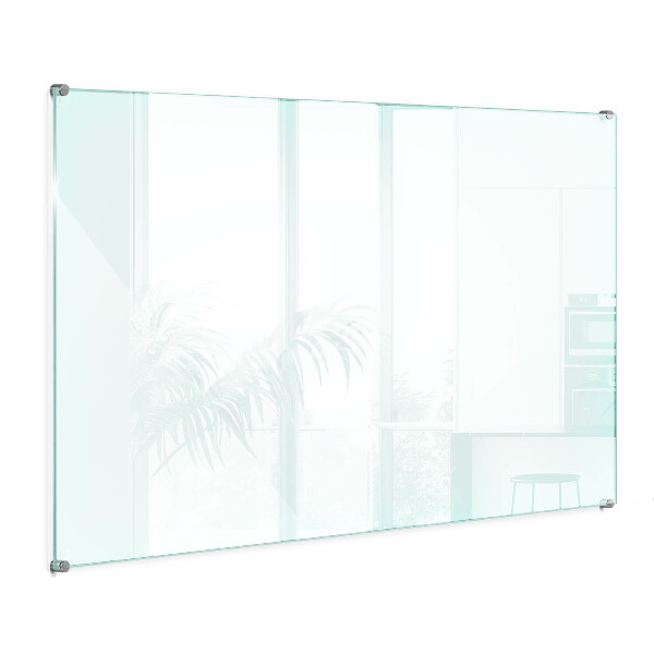 Transparent verre pour crédence 100x70 cm