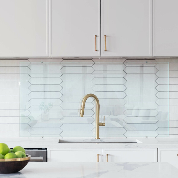 Crédence de cuisine transparent 140x70 cm