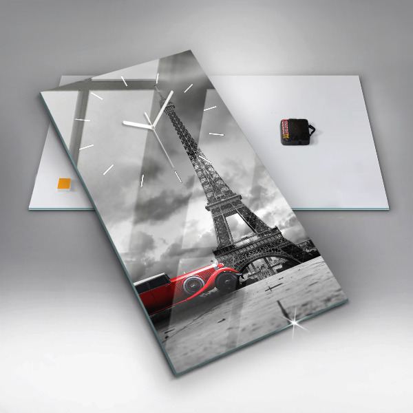 Horloge rectangulaire verticale Tour Effel Paris