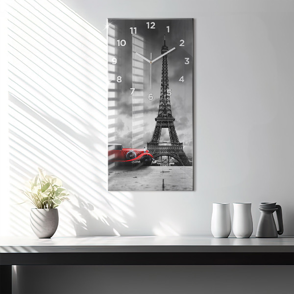 Horloge rectangulaire verticale Tour Effel Paris