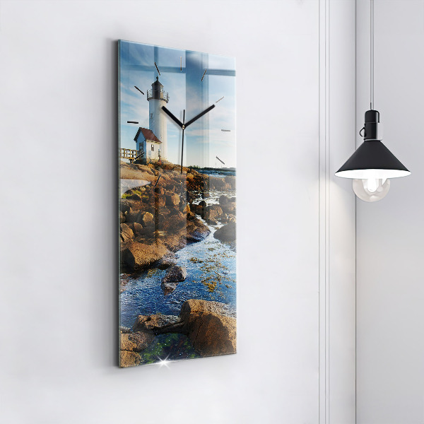 Horloge rectangulaire verticale 'Phare d''Annisquam'