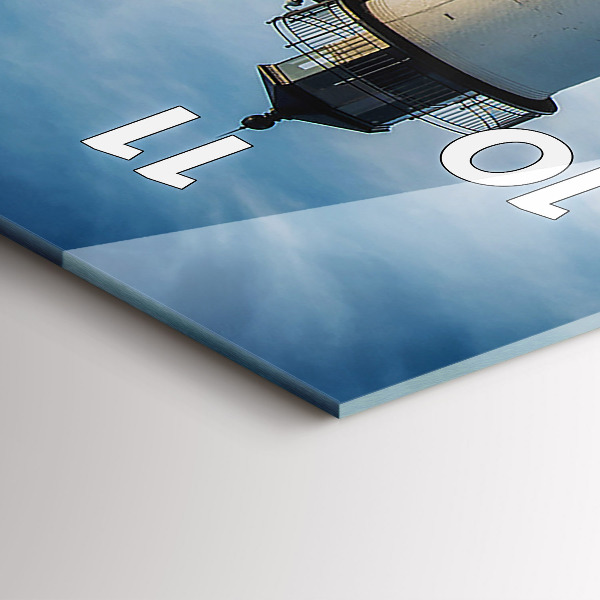 Horloge rectangulaire verticale 'Phare d''Annisquam'