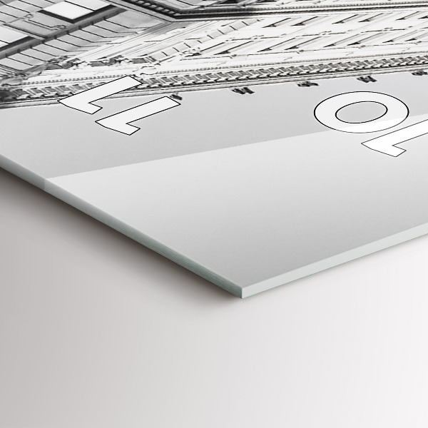 Horloge rectangulaire verticale Manhattan et les taxis