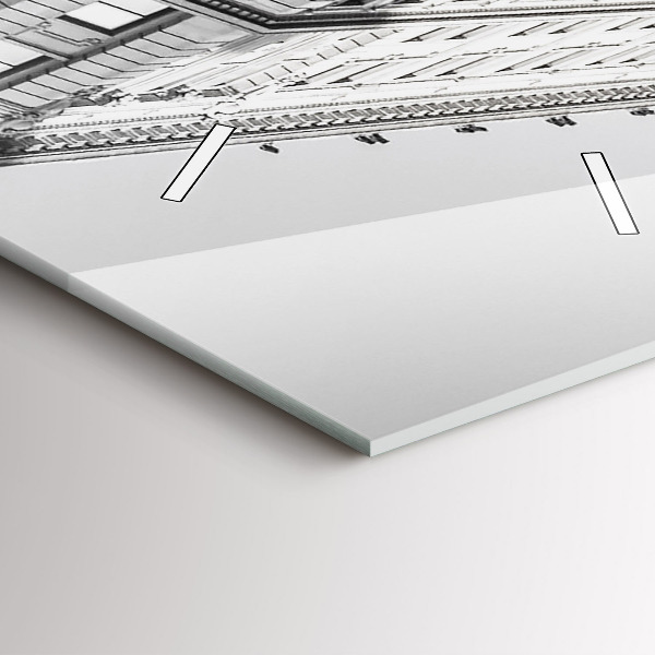 Horloge rectangulaire verticale Manhattan et les taxis