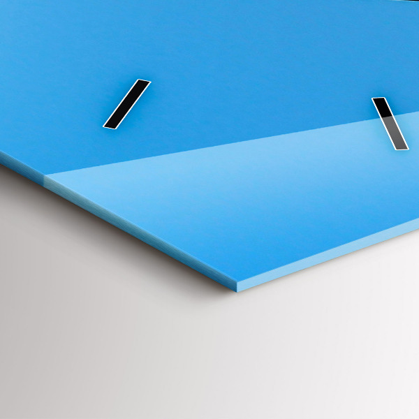 Horloge rectangulaire verticale Vue sur la montagne