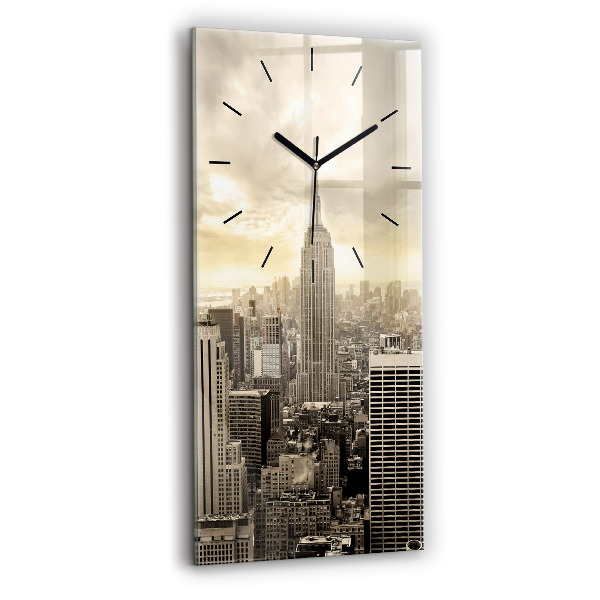 Horloge rectangulaire verticale Tours de New York