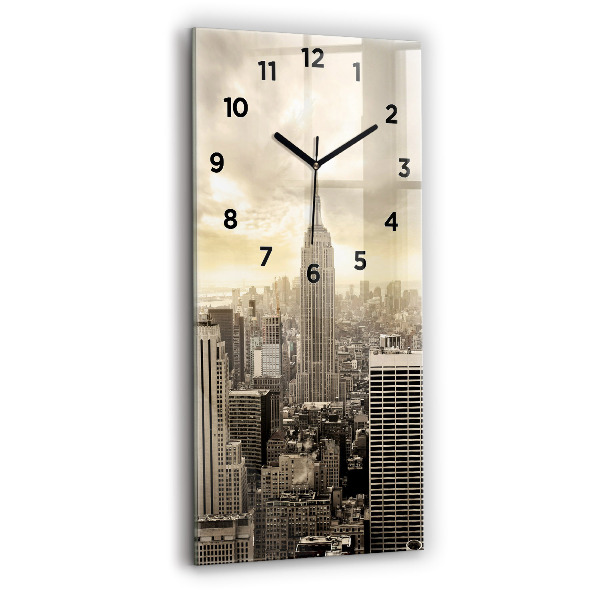 Horloge rectangulaire verticale Tours de New York