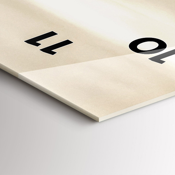 Horloge rectangulaire verticale Panorama paysager de Paris