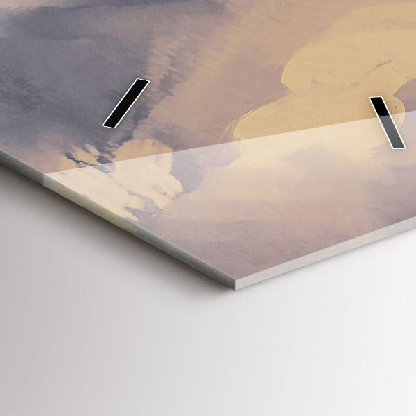 Horloge rectangulaire verticale bateaux en papier