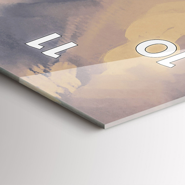 Horloge rectangulaire verticale bateaux en papier