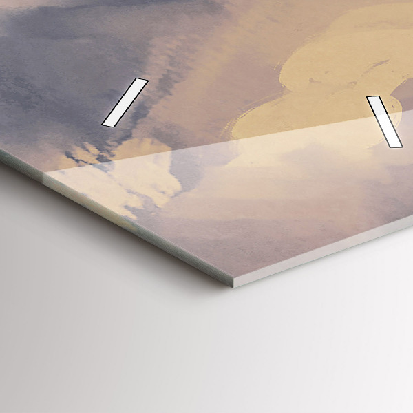 Horloge rectangulaire verticale bateaux en papier