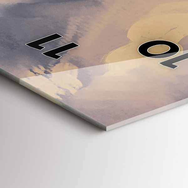 Horloge rectangulaire verticale bateaux en papier