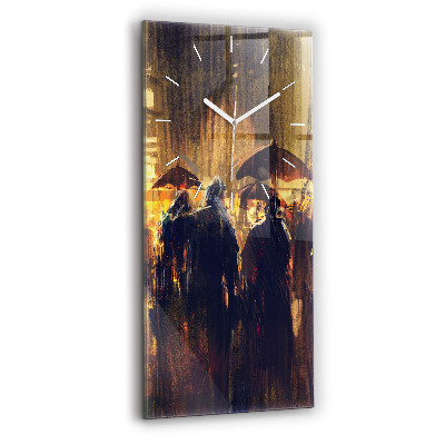 Horloge rectangulaire verticale 'L''impressionnisme dans l''art Place du Marché'