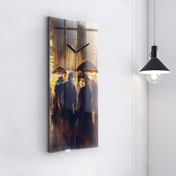 Horloge rectangulaire verticale 'L''impressionnisme dans l''art Place du Marché'