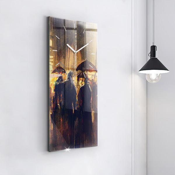 Horloge rectangulaire verticale 'L''impressionnisme dans l''art Place du Marché'