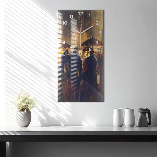 Horloge rectangulaire verticale 'L''impressionnisme dans l''art Place du Marché'