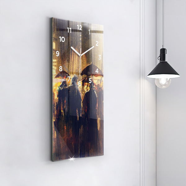 Horloge rectangulaire verticale 'L''impressionnisme dans l''art Place du Marché'