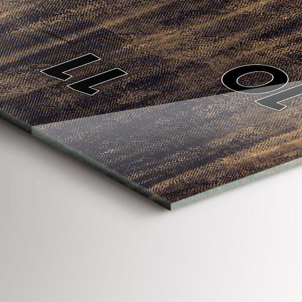 Horloge rectangulaire verticale 'L''impressionnisme dans l''art Place du Marché'