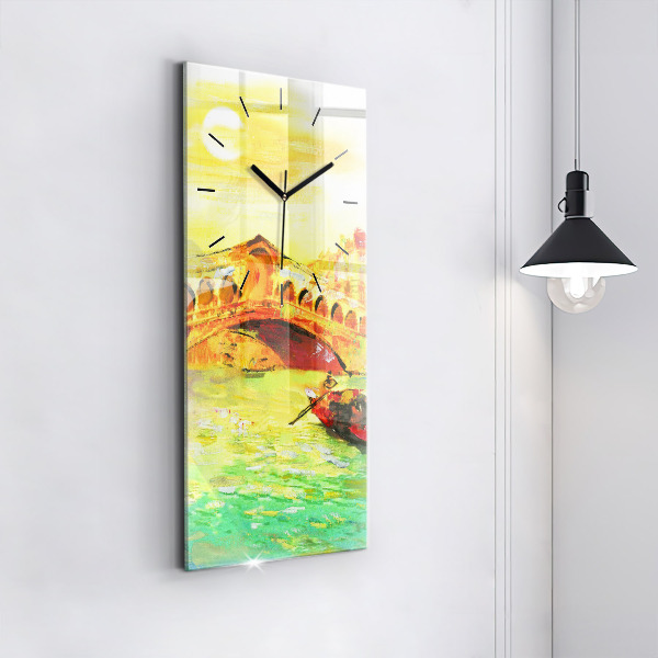 Horloge rectangulaire verticale Pont du Rialto à Venise