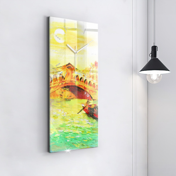 Horloge rectangulaire verticale Pont du Rialto à Venise
