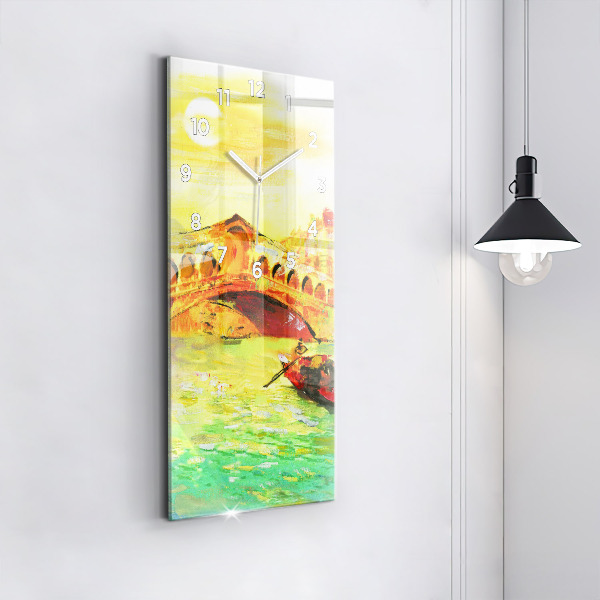 Horloge rectangulaire verticale Pont du Rialto à Venise