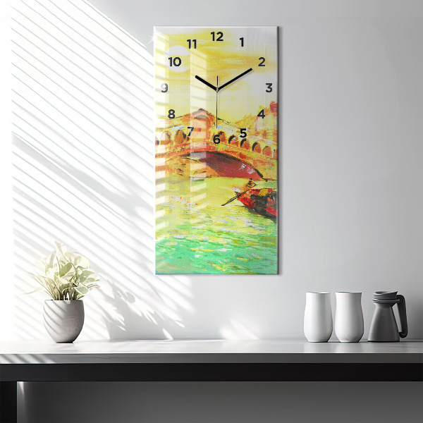 Horloge rectangulaire verticale Pont du Rialto à Venise