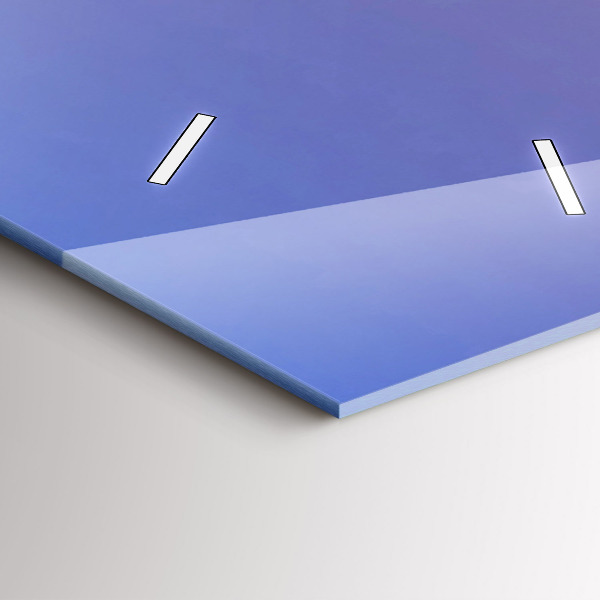 Horloge rectangulaire verticale Vue de Barcelone