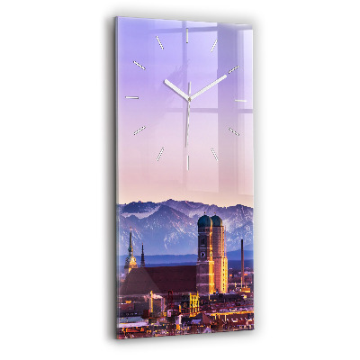 Horloge rectangulaire verticale Alpes allemandes Munich