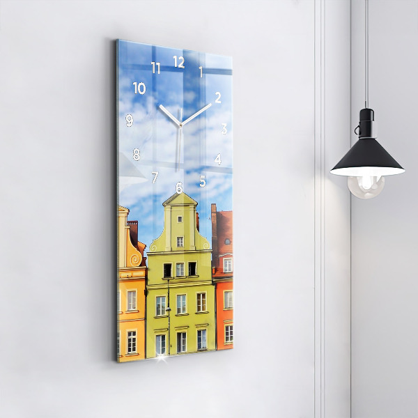 Horloge rectangulaire verticale Wroclaw - Vieille ville
