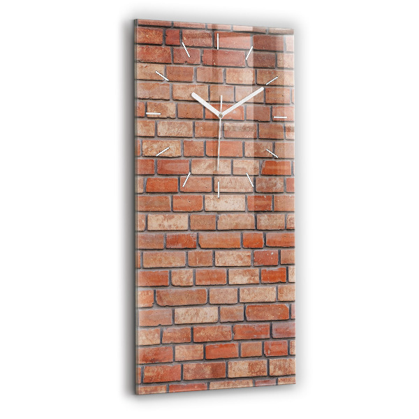 Horloge murale verticale Mur de briques