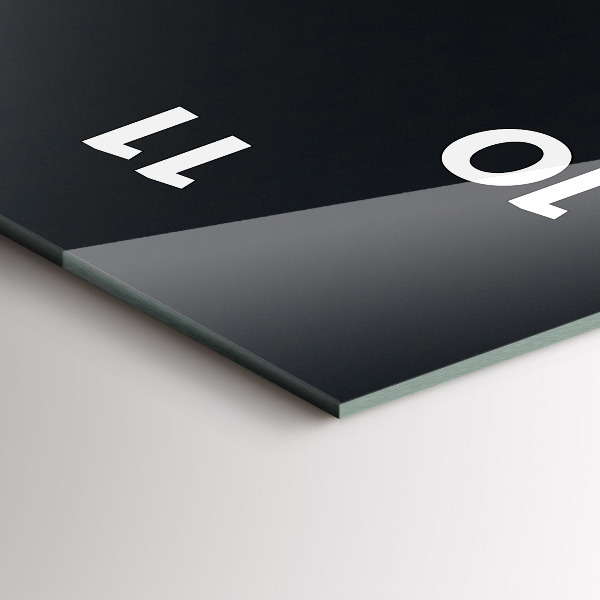 Horloge murale verticale Café en grains