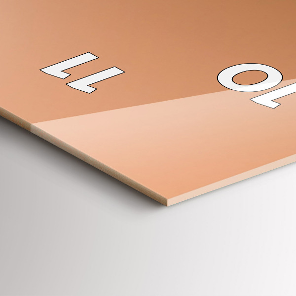 Horloge murale verticale Couleurs abstraites