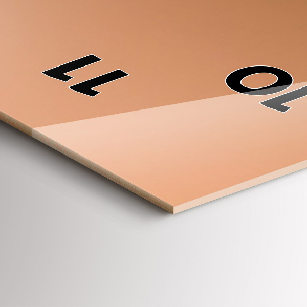 Horloge murale verticale Couleurs abstraites