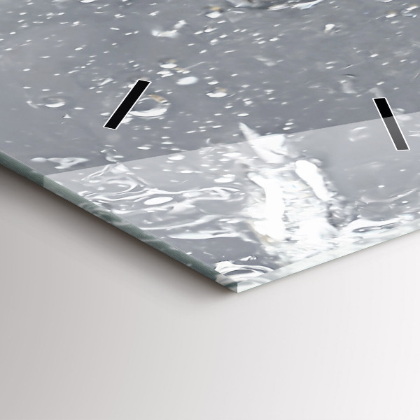 Horloge murale verticale 'Agrumes dans l''eau'