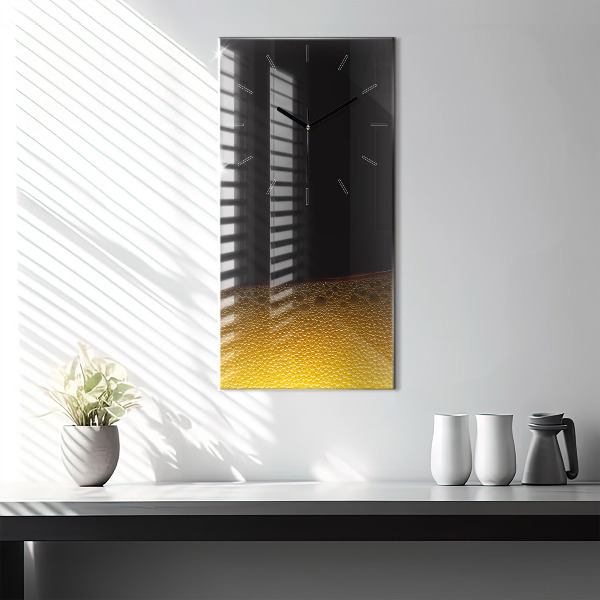 Horloge murale verticale 'du jus d''orange'