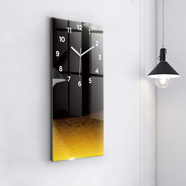 Horloge murale verticale 'du jus d''orange'